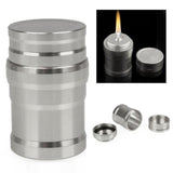 Maxbell Metal Alcohol Burner Lamp Case Burning for Survival Teaching Learning Tools