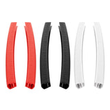 Maxbell 2Pcs Edge Protection Strip Longboard Bumper Skateboard Deck Guards Protector Black