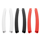 Maxbell 2Pcs Edge Protection Strip Longboard Bumper Skateboard Deck Guards Protector Black