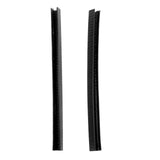Maxbell 2Pcs Edge Protection Strip Longboard Bumper Skateboard Deck Guards Protector Black