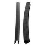 Maxbell 2Pcs Edge Protection Strip Longboard Bumper Skateboard Deck Guards Protector Black