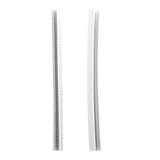 Maxbell 2Pcs Edge Protection Strip Longboard Bumper Skateboard Deck Guards Protector White