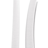 Maxbell 2Pcs Edge Protection Strip Longboard Bumper Skateboard Deck Guards Protector White