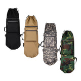 Maxbell Skateboard Backpack Bag Adjustable Straps Skate Pouch Longboard Carry Case Black
