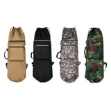 Maxbell Skateboard Backpack Bag Adjustable Straps Skate Pouch Longboard Carry Case Black