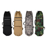 Maxbell Skateboard Backpack Bag Adjustable Straps Skate Pouch Longboard Carry Case Black