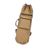 Maxbell Skateboard Backpack Bag Adjustable Straps Skate Pouch Longboard Carry Case Khaki