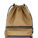 Maxbell Skateboard Backpack Bag Adjustable Straps Skate Pouch Longboard Carry Case Khaki