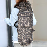 Maxbell Skateboard Backpack Bag Adjustable Straps Skate Pouch Longboard Carry Case Gray