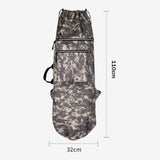Maxbell Skateboard Backpack Bag Adjustable Straps Skate Pouch Longboard Carry Case Gray
