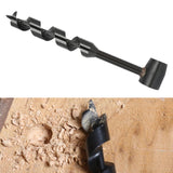 Maxbell Bushcraft Wood Auger Drill Bit Portable Durable for Hiking Settlers Camping 2.5cm-26cm