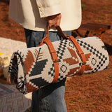 Maxbell Bohemian Blanket with Tassel Camping Blanket for Farmhouse Home Decor