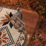 Maxbell Bohemian Blanket with Tassel Camping Blanket for Farmhouse Home Decor