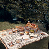 Maxbell Bohemian Blanket with Tassel Camping Blanket for Farmhouse Home Decor