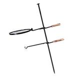 Maxbell Campfire Grill Camping Hanging Pot Rack BBQ Adjustable for Outdoor Garden