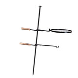 Maxbell Campfire Grill Camping Hanging Pot Rack BBQ Adjustable for Outdoor Garden