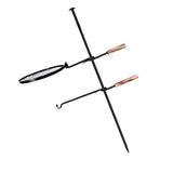 Maxbell Campfire Grill Camping Hanging Pot Rack BBQ Adjustable for Outdoor Garden