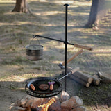 Maxbell Campfire Grill Camping Hanging Pot Rack BBQ Adjustable for Outdoor Garden