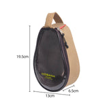 Maxbell Camping Bowl Storage Bag Container Reusable Carrier for BBQ Travel Hiking Khaki small