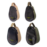 Maxbell Camping Bowl Storage Bag Container Reusable Carrier for BBQ Travel Hiking Khaki small