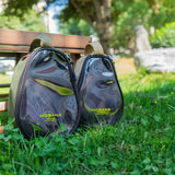 Maxbell Camping Bowl Storage Bag Container Reusable Carrier for BBQ Travel Hiking Khaki small