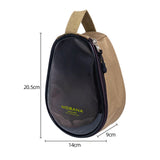 Maxbell Camping Bowl Storage Bag Container Reusable Carrier for BBQ Travel Hiking Khaki large