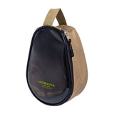 Maxbell Camping Bowl Storage Bag Container Reusable Carrier for BBQ Travel Hiking Khaki large