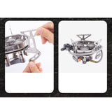 Maxbell Outdoor Gas Stove Strong Mini 6900W Heater Windproof for Cooking Backpacking