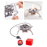 Maxbell Outdoor Gas Stove Strong Mini 6900W Heater Windproof for Cooking Backpacking