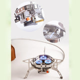 Maxbell Outdoor Gas Stove Strong Mini 6900W Heater Windproof for Cooking Backpacking
