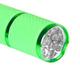 Maxbell Portable Handheld flashlights 9 LED Aluminum Diameter 2.5cm Length 9cm Green