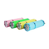 Maxbell Portable Handheld flashlights 9 LED Aluminum Diameter 2.5cm Length 9cm Green