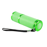 Maxbell Portable Handheld flashlights 9 LED Aluminum Diameter 2.5cm Length 9cm Green