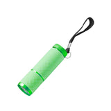 Maxbell Portable Handheld flashlights 9 LED Aluminum Diameter 2.5cm Length 9cm Green