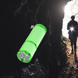 Maxbell Portable Handheld flashlights 9 LED Aluminum Diameter 2.5cm Length 9cm Green