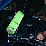 Maxbell Portable Handheld flashlights 9 LED Aluminum Diameter 2.5cm Length 9cm Green
