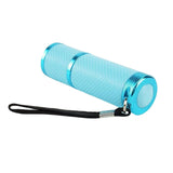 Maxbell Portable Handheld flashlights 9 LED Aluminum Diameter 2.5cm Length 9cm Blue