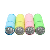 Maxbell Portable Handheld flashlights 9 LED Aluminum Diameter 2.5cm Length 9cm Pink
