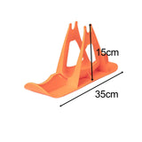 Maxbell Winter Snow Sled Bike Ski Sledge Sledding Skiing Sleigh Sports Toboggan Orange