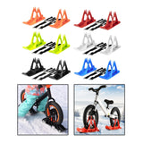 Maxbell Winter Snow Sled Bike Ski Sledge Sledding Skiing Sleigh Sports Toboggan Orange