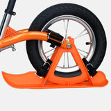 Maxbell Winter Snow Sled Bike Ski Sledge Sledding Skiing Sleigh Sports Toboggan Orange