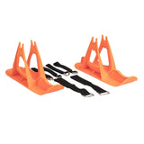 Maxbell Winter Snow Sled Bike Ski Sledge Sledding Skiing Sleigh Sports Toboggan Orange