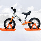 Maxbell Winter Snow Sled Bike Ski Sledge Sledding Skiing Sleigh Sports Toboggan Orange