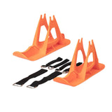 Maxbell Winter Snow Sled Bike Ski Sledge Sledding Skiing Sleigh Sports Toboggan Orange