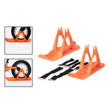 Maxbell Winter Snow Sled Bike Ski Sledge Sledding Skiing Sleigh Sports Toboggan Orange