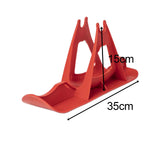 Maxbell Winter Snow Sled Bike Ski Sledge Sledding Skiing Sleigh Sports Toboggan Red