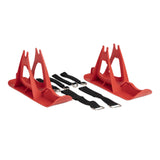Maxbell Winter Snow Sled Bike Ski Sledge Sledding Skiing Sleigh Sports Toboggan Red