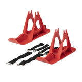 Maxbell Winter Snow Sled Bike Ski Sledge Sledding Skiing Sleigh Sports Toboggan Red
