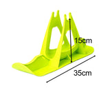 Maxbell Winter Snow Sled Bike Ski Sledge Sledding Skiing Sleigh Sports Toboggan Green