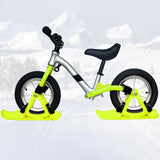 Maxbell Winter Snow Sled Bike Ski Sledge Sledding Skiing Sleigh Sports Toboggan Green